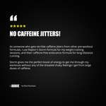 Storm Low Stim Preworkout for evening training